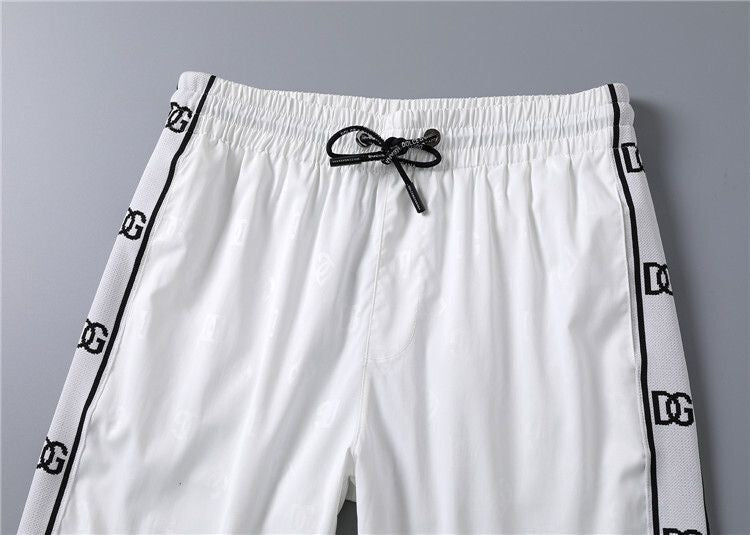 Dolce & Gabbana DG Colorblock Graphic Print Beach Shorts