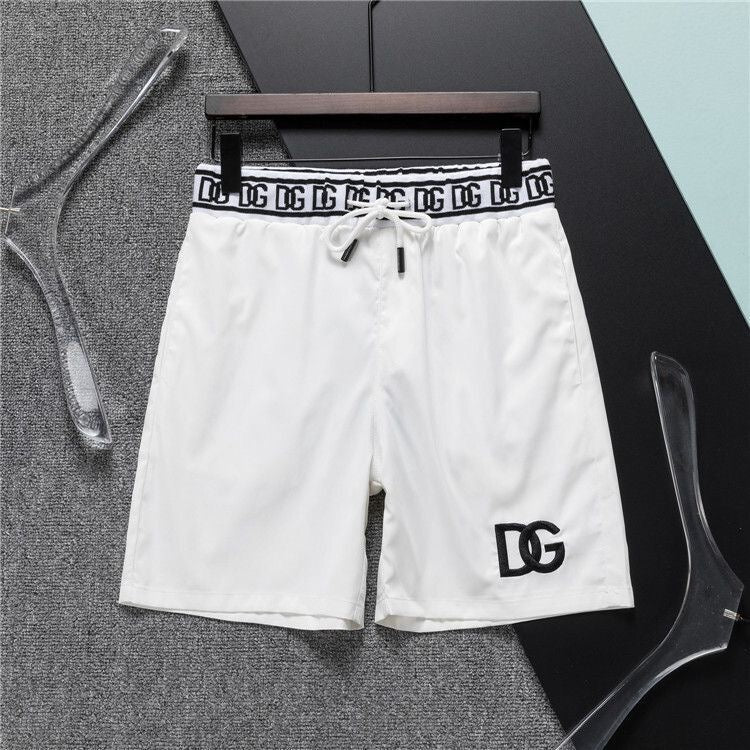 Dolce & Gabbana DG Colorblock Graphic Print Beach Shorts