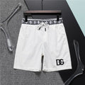Dolce & Gabbana DG Colorblock Graphic Print Beach Shorts