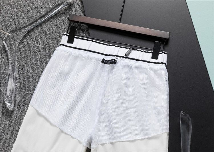 Dolce & Gabbana DG Colorblock Graphic Print Beach Shorts