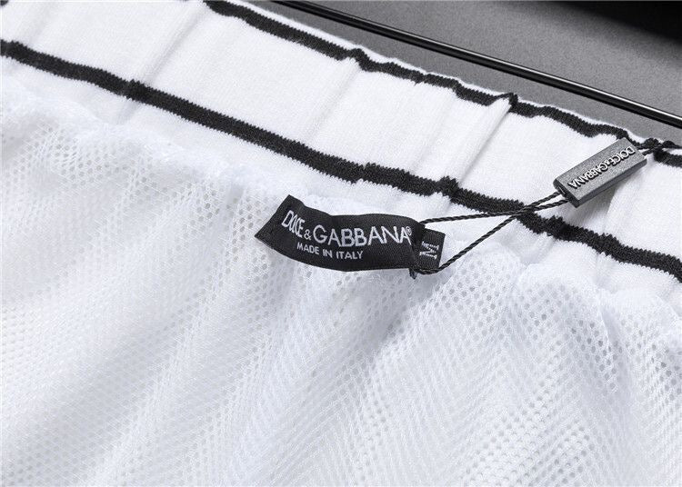 Dolce & Gabbana DG Colorblock Graphic Print Beach Shorts