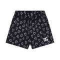 Dolce & Gabbana DG Colorblock Graphic Print Beach Shorts