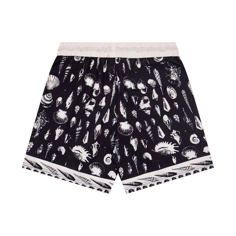 Dolce & Gabbana DG Colorblock Graphic Print Beach Shorts