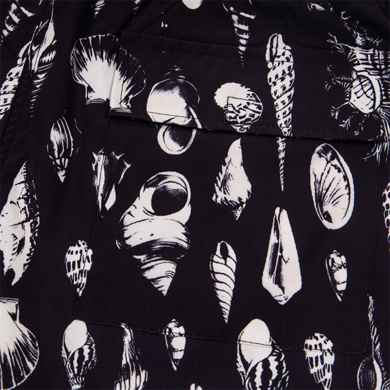 Dolce & Gabbana DG Colorblock Graphic Print Beach Shorts