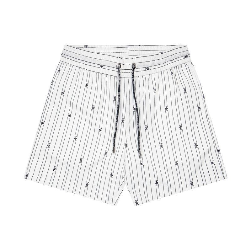 Dolce & Gabbana DG Colorblock Graphic Print Beach Shorts
