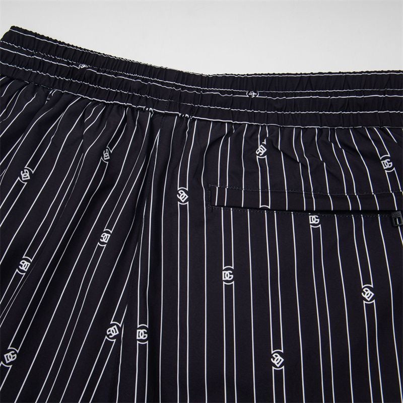 Dolce & Gabbana DG Colorblock Graphic Print Beach Shorts