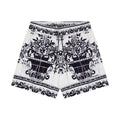 Dolce & Gabbana DG Colorblock Graphic Print Beach Shorts
