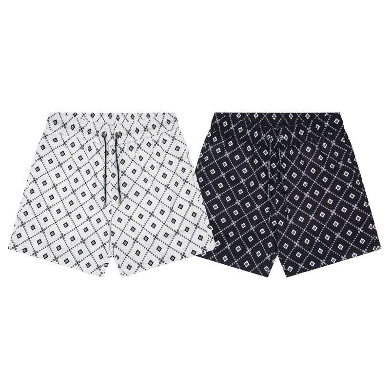 Dolce & Gabbana DG Colorblock Graphic Print Beach Shorts