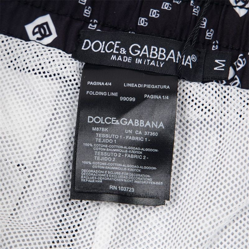 Dolce & Gabbana DG Colorblock Graphic Print Beach Shorts