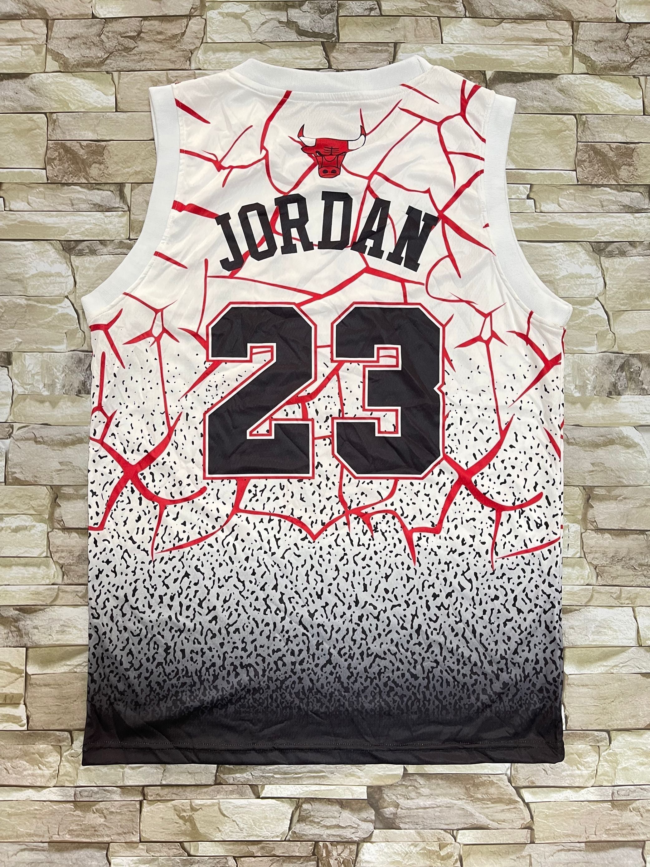 Men's Chicago Bulls Michael Jordan White/Black Classics Swingman Player Jerseys
