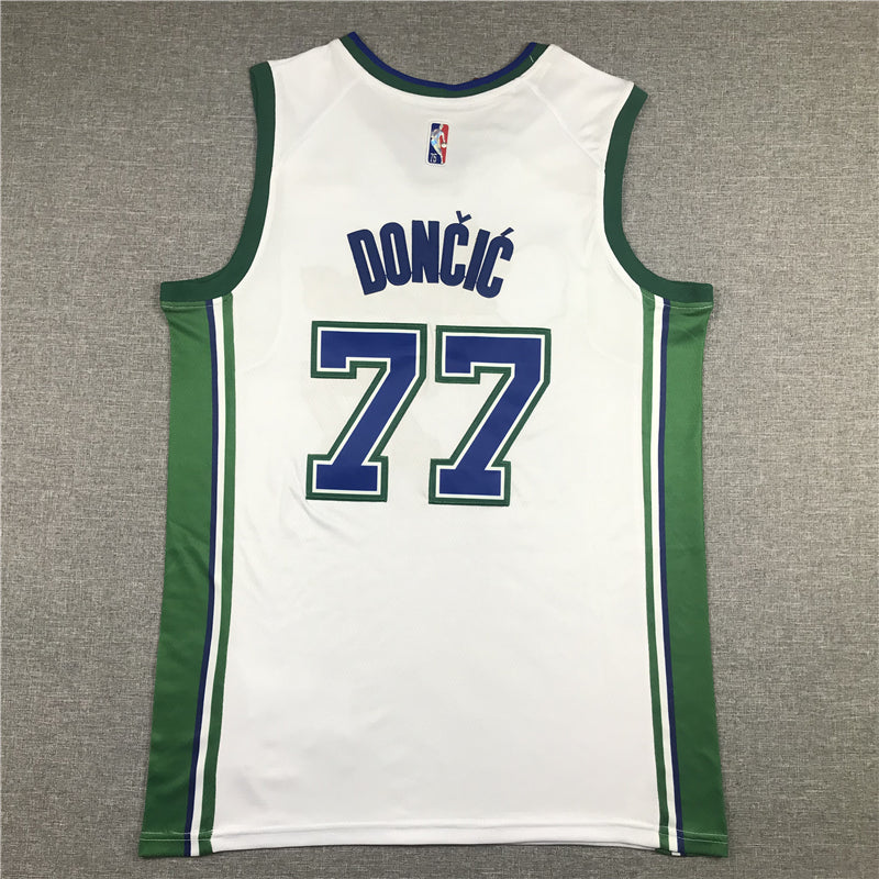 Men's Dallas Mavericks Luka Doncic White 2021/22 Swingman Jerseys - City Edition