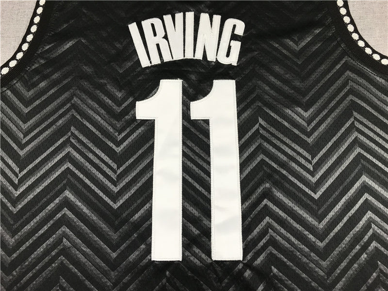 Men's Brooklyn Nets Kyrie Irving #11 Black 2020/21 Swingman Player Jerseys