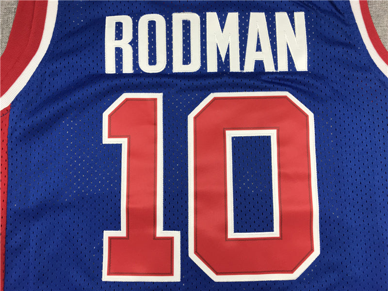 Men's Detroit Pistons Dennis Rodman 1988-89 Hardwood Classics Swingman Jerseys