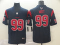 Men's Houston Texans J.J. Watt #99 Navy Game Jerseys