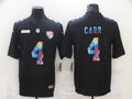 Men's Las Vegas Raiders #4 Derek Carr Black Alternate Player Jerseys