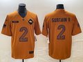 Men's Denver Broncos Patrick Surtain II #2 Brown 2023 Salute To Service Limited Jerseys