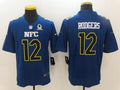 Men's Green Bay Packers Aaron Rodgers #12 Navy Game Jerseys