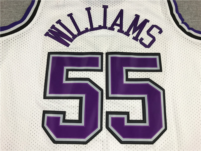 Men's Sacramento Kings Jason Williams White Hardwood Classics Swingman Jerseys