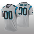 Custom1 Carolina Panthers silver Inverted Legend Jerseys American Jerseys Stitched Jerseys Football Jerseys