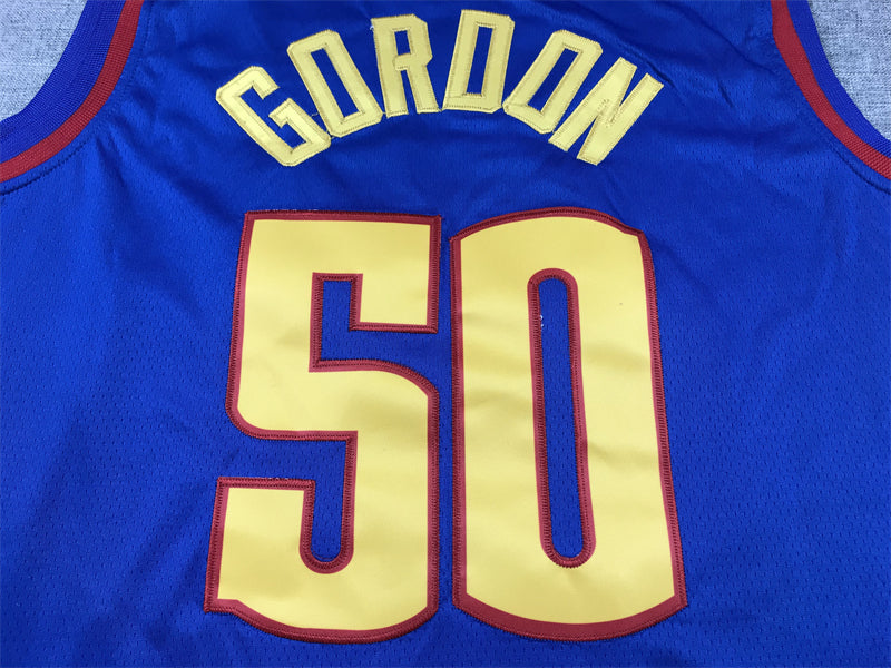 Men's Denver Nuggets Aaron Gordon #50 Blue 2022/23 Swingman Jerseys - Statement Edition