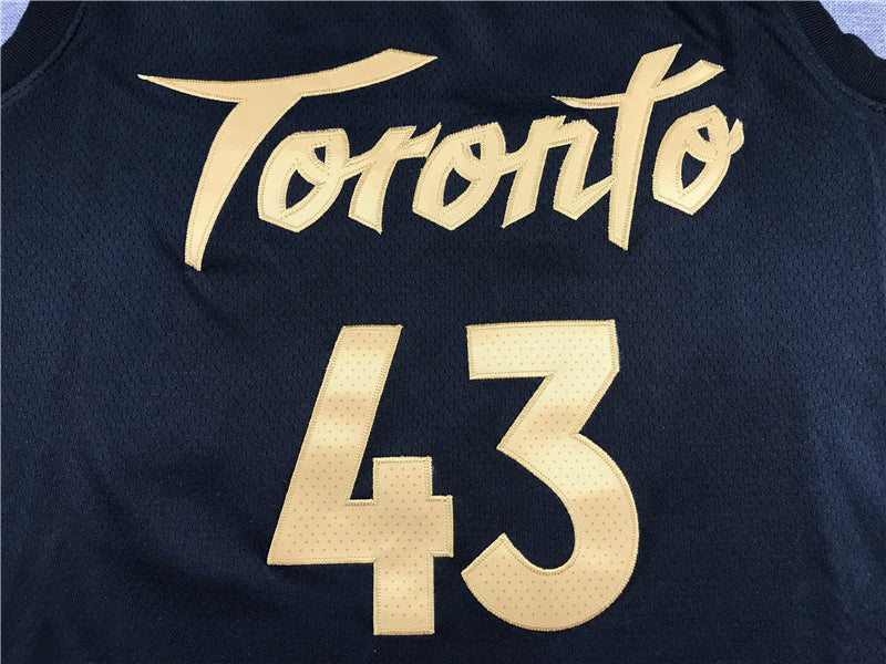Men's Toronto Raptors Pascal Siakam Black 2020/21 Fast Break Player Jerseys