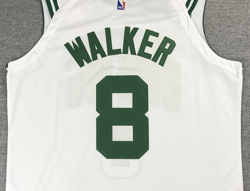Men's Boston Celtics Kemba Walker #8 NBA White Game Jerseys