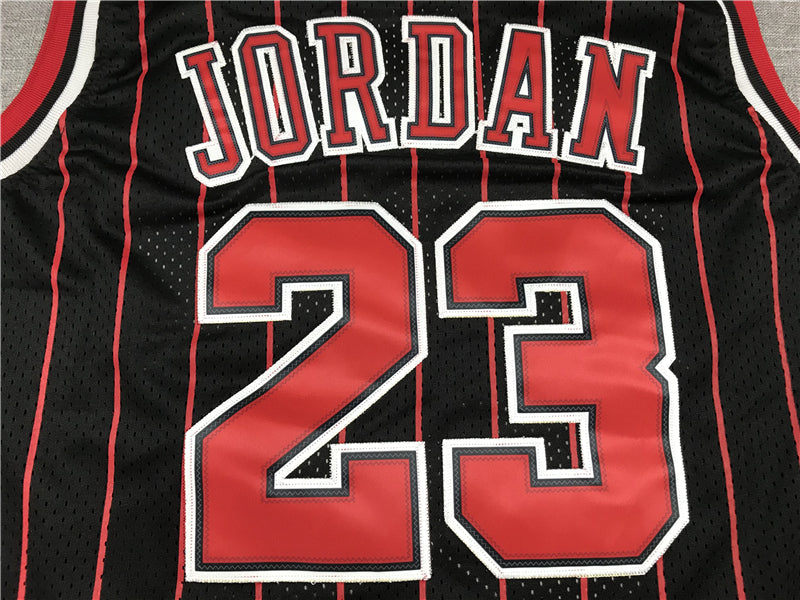Men's Chicago Bulls Michael Jordan #23 Black Classics 1996-97 Authentic Jerseys