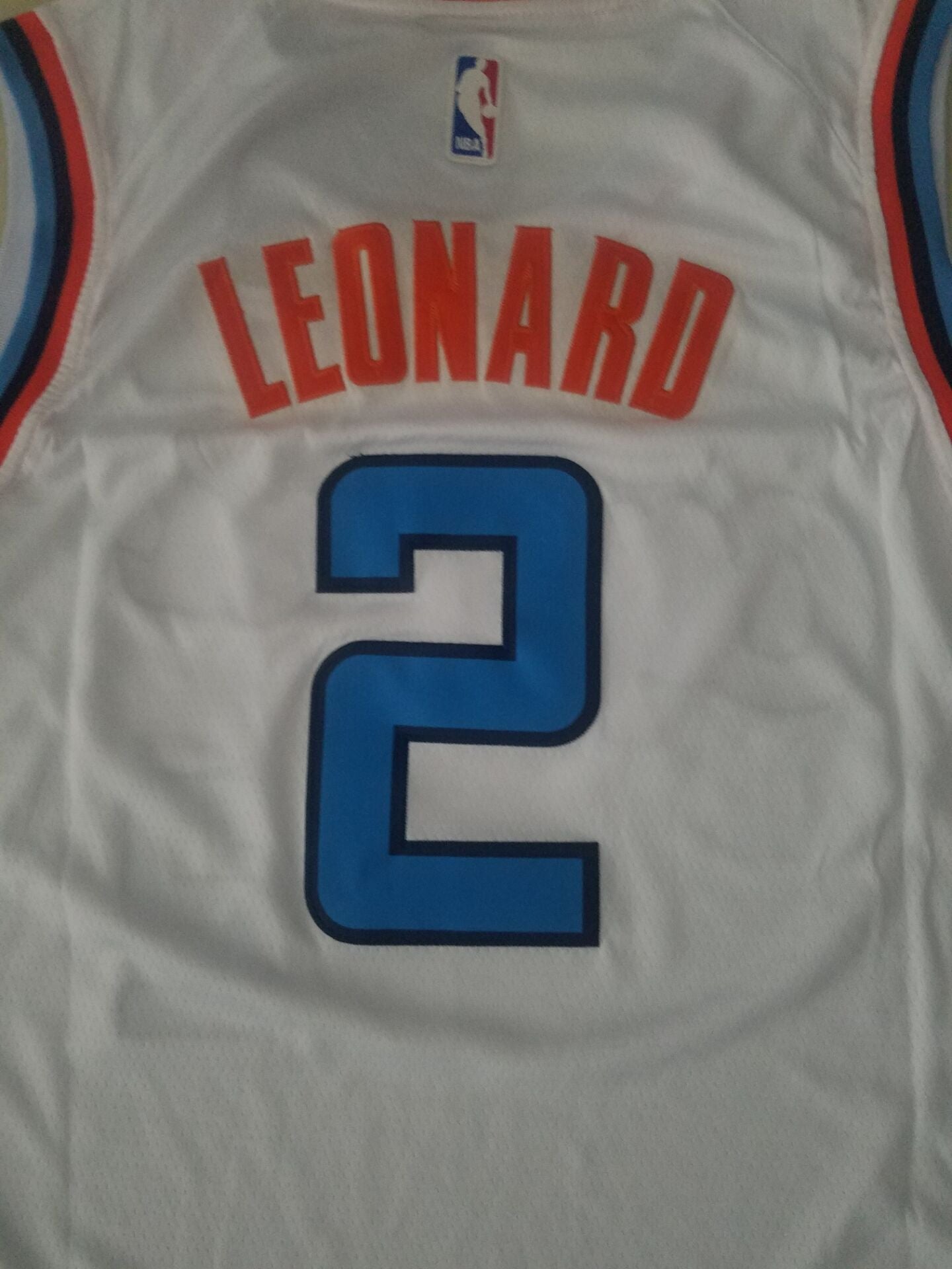 Men's LA Clippers Kawhi Leonard #2 White Player Jerseys