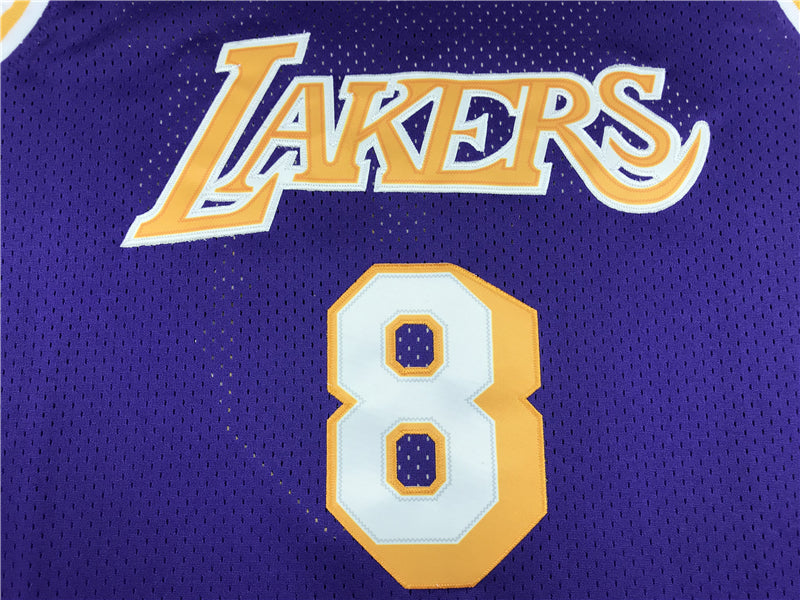 Men's Los Angeles Lakers Kobe Bryant 1996-97 Purple Hardwood Classics Authentic Jerseys