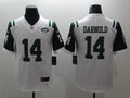Men's New York Jets Sam Darnold #14 White Game Player Jerseys