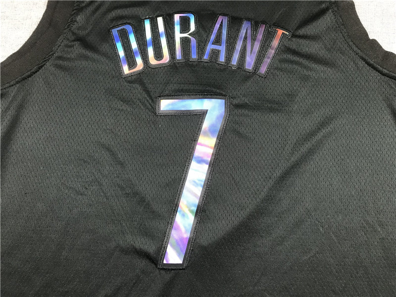 Men's Brooklyn Nets Kevin Durant #7 Black Player Jerseys