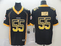 Men's Pittsburgh Steelers Devon Bush Jr. #55 Black Player Jerseys