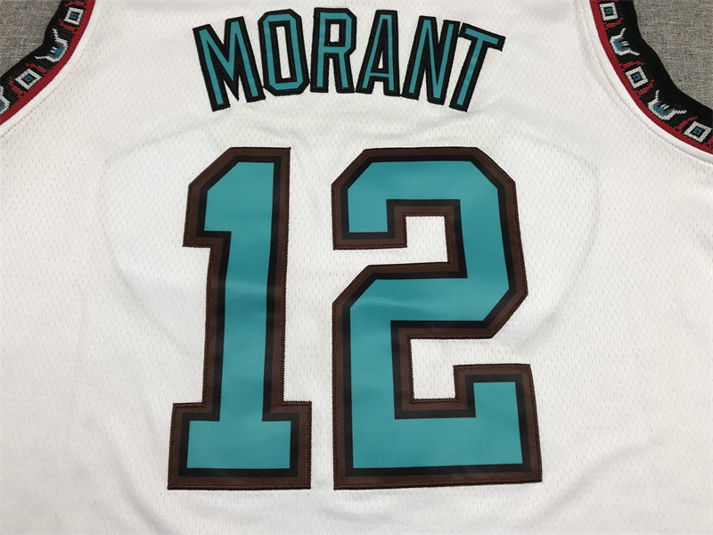 Men's Memphis Grizzlies Ja Morant #12 White Swingman Fashion Jerseys