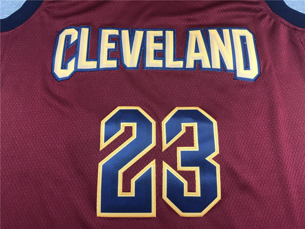 Men's Cleveland Cavaliers LeBron James #23 Red Swingman Player Jerseys