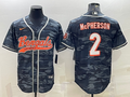 Men's Cincinnati Bengals Evan McPherson #2 Grey Camouflage Fashion Game Jerseys