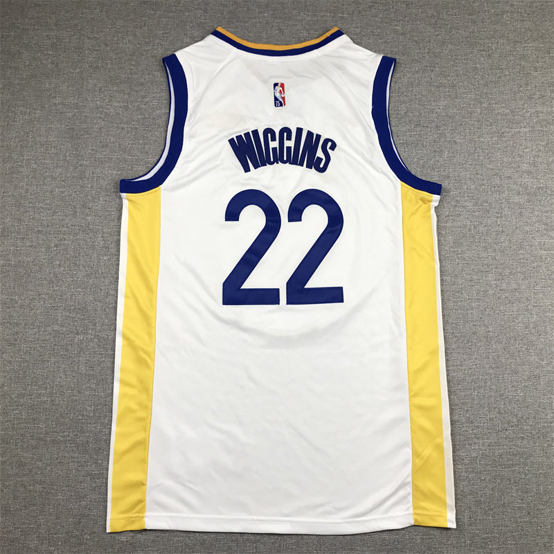Men's Golden State Warriors Andrew Wiggins #22 White Player Jerseys