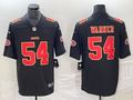 Men's San Francisco 49ers Fred Warner #54 Black Fashion Game Jerseys