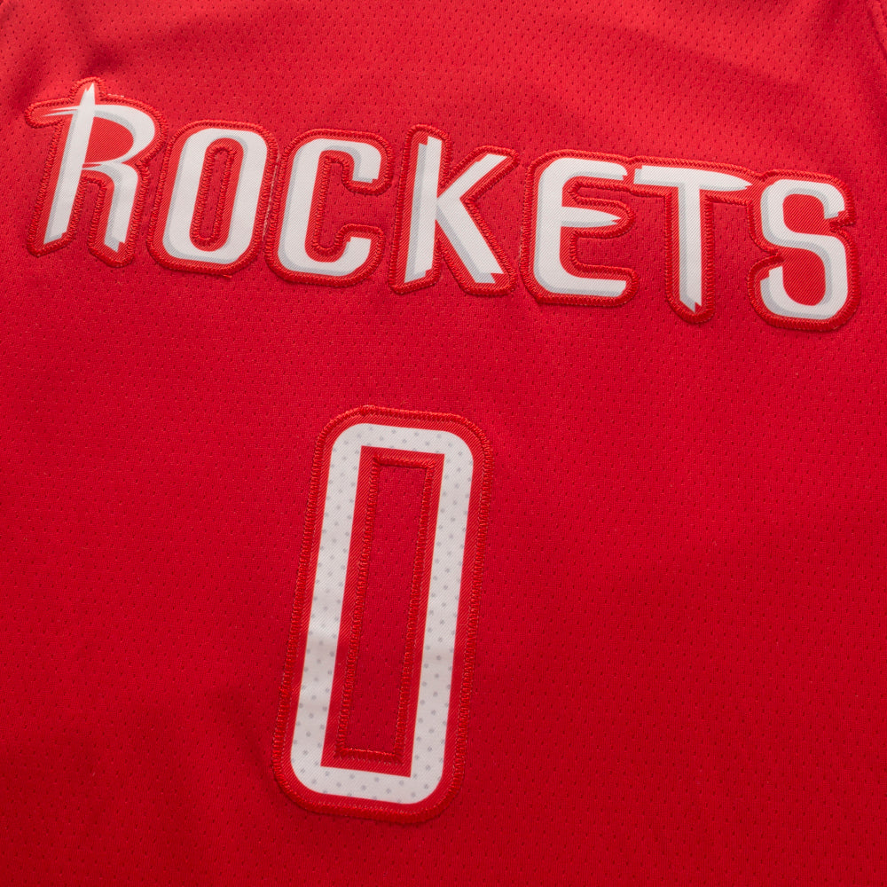 Men's Houston Rockets Russell Westbrook #0 Red Classics Swingman Jerseys