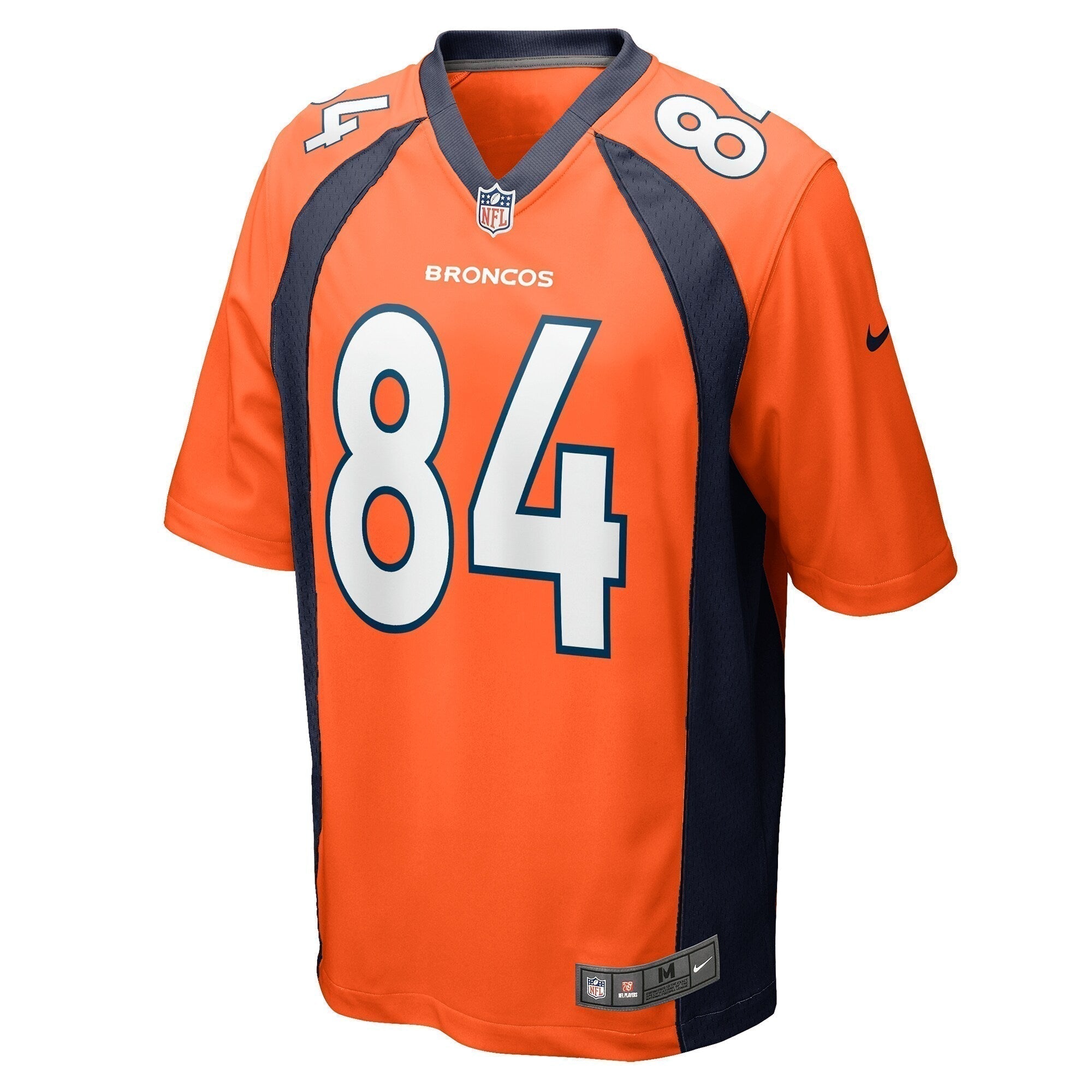Chris Manhertz Denver Broncos Nike Game   Jersey - Orange