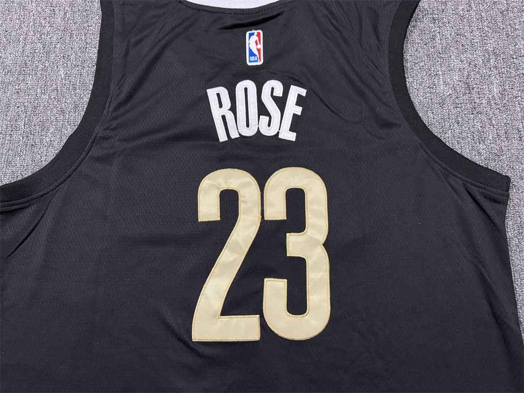 Men's Memphis Grizzlies Derrick Rose #23 Black 2023/24 Swingman Jerseys - City Edition