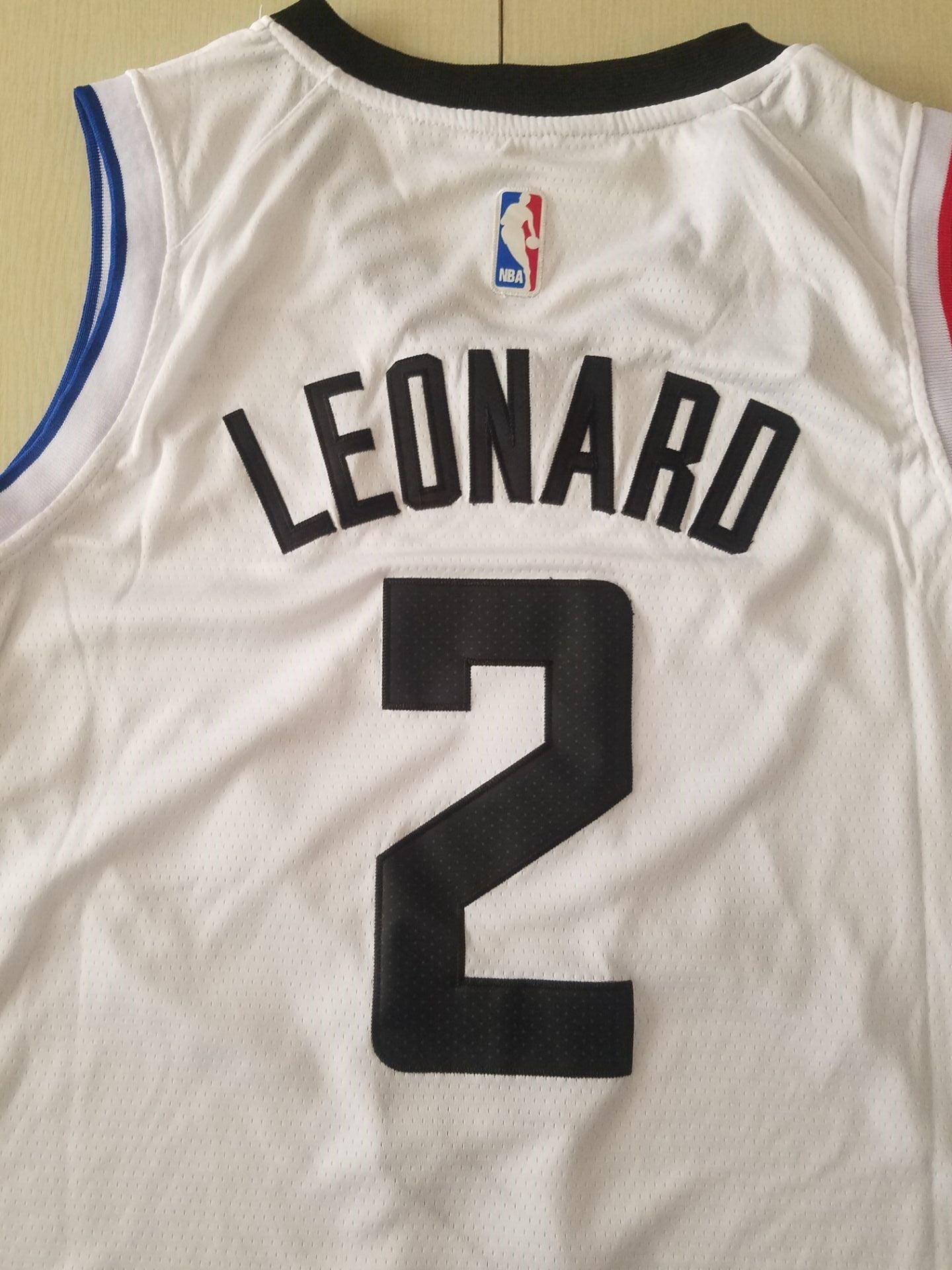 Men's LA Clippers Kawhi Leonard #2 NBA White Swingman Player Jerseys