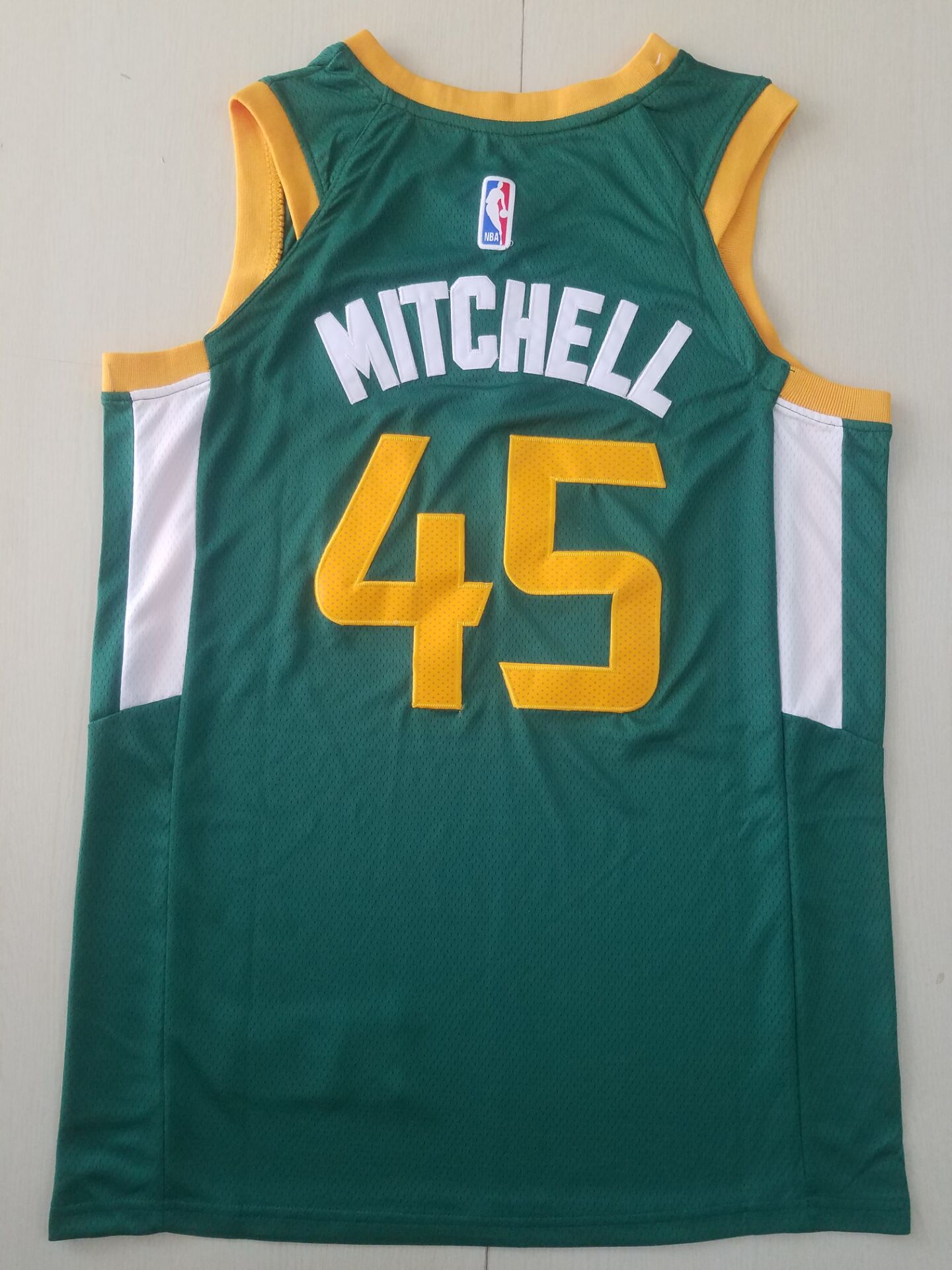 Men's Utah Jazz Donovan Mitchell #45 Green 2020/21 Swingman Player Jerseys