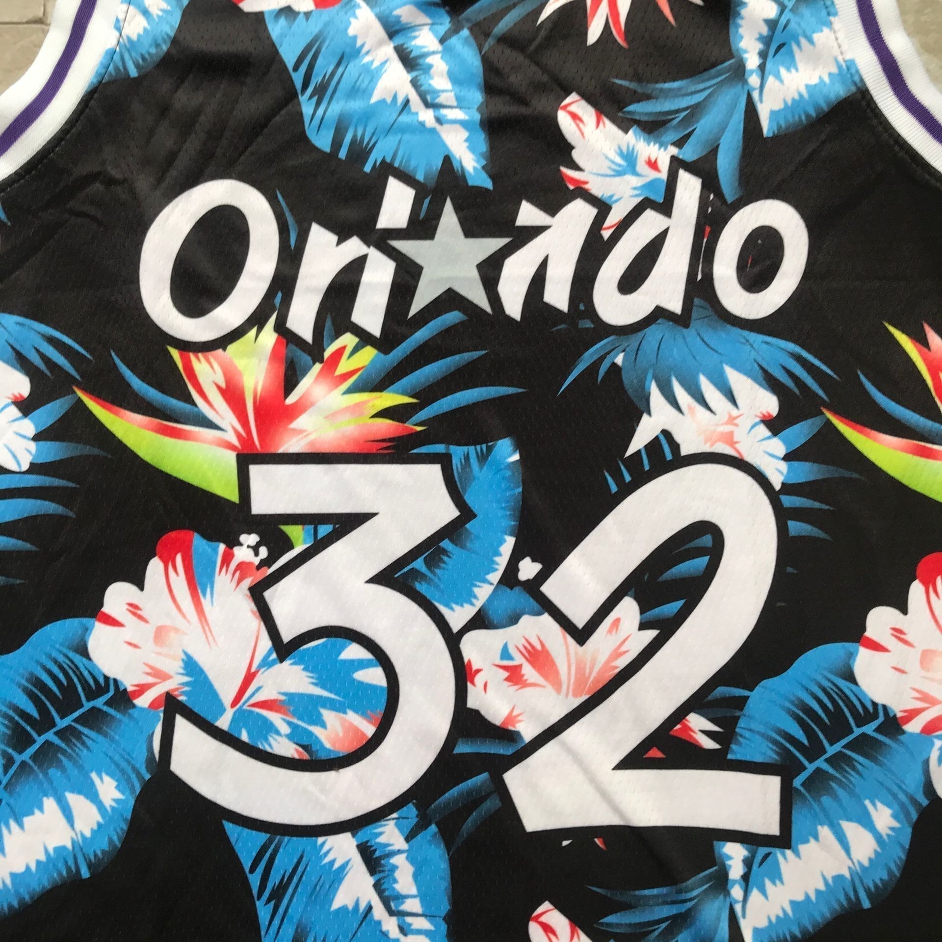 Men's Orlando Magic Shaquille O'Neal Hardwood Classics Swingman Player Jerseys