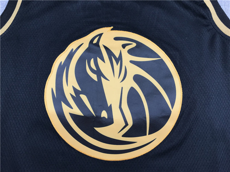 Men's Dallas Mavericks Luka Doncic #77 NBA Black Swingman Jerseys