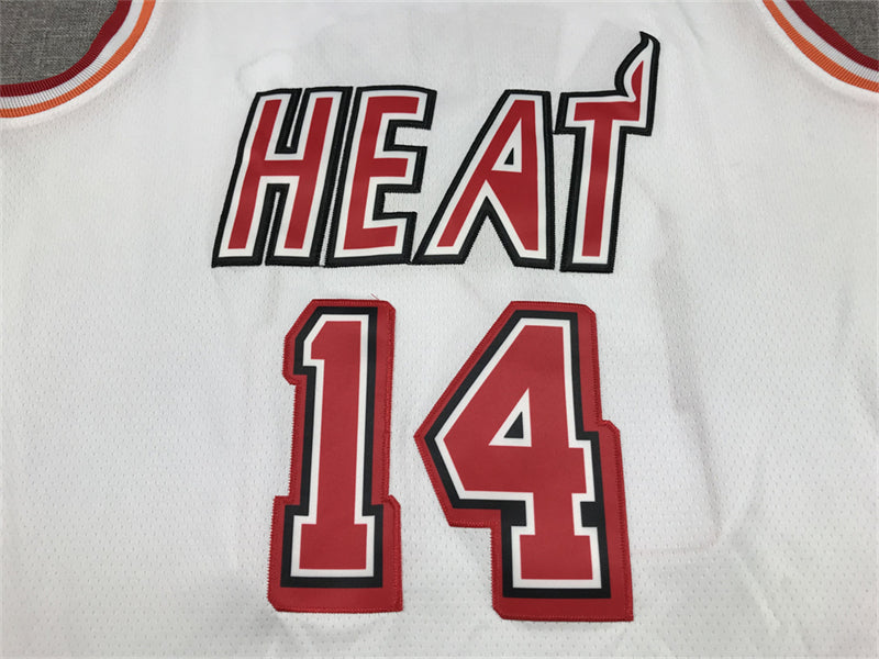Men's Miami Heat Tyler Herro #14 White 2022/23 Swingman Jerseys - Classic Edition