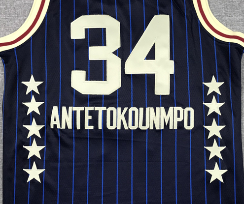 Men's Milwaukee Bucks Giannis Antetokounmpo #34 Navy 2024 NBA All-Star Game Swingman Jerseys