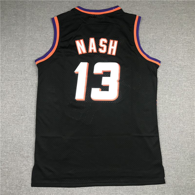 Men's Phoenix Suns Steve Nash Black 1996-97 Hardwood Classics Swingman Jerseys