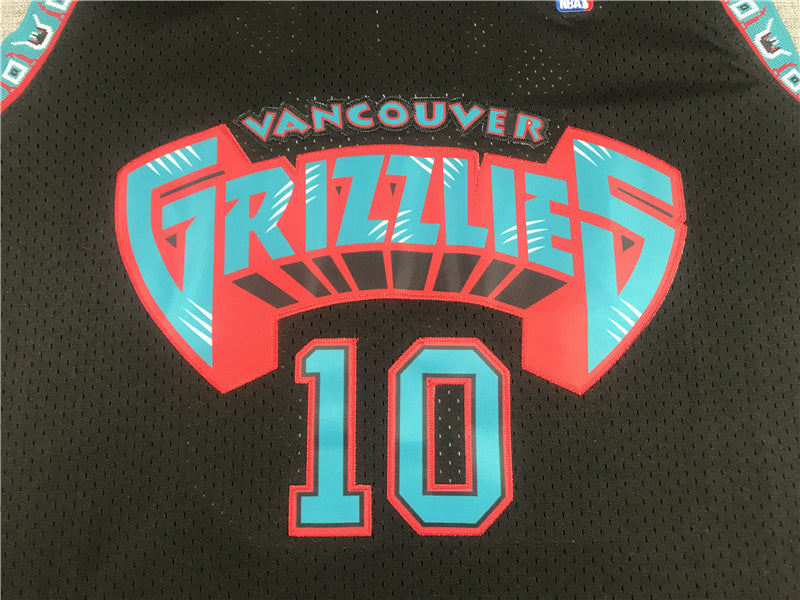 Men's Memphis Grizzlies Mike Bibby #10 Black Classics Swingman Jerseys