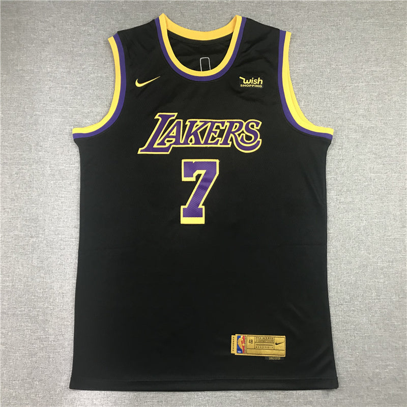 Men's Los Angeles Lakers Carmelo Anthony Black 2020/21 Swingman Player Jerseys