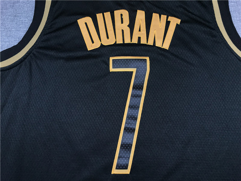 Men's Brooklyn Nets Kevin Durant #7 NBA Black Swingman Player Jerseys